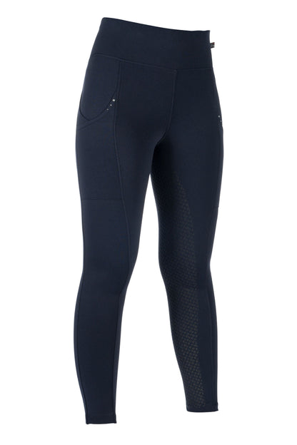 Winter Breeches HKM Style Winter Riding Leggings Cosy II with Full Silicone detalle 2