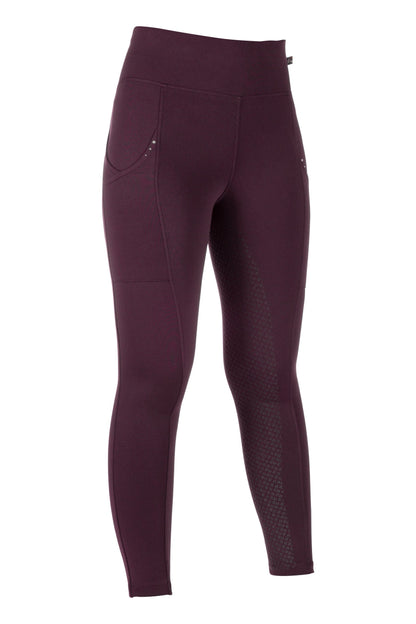 Winter Breeches HKM Style Winter Riding Leggings Cosy II with Full Silicone vista principal
