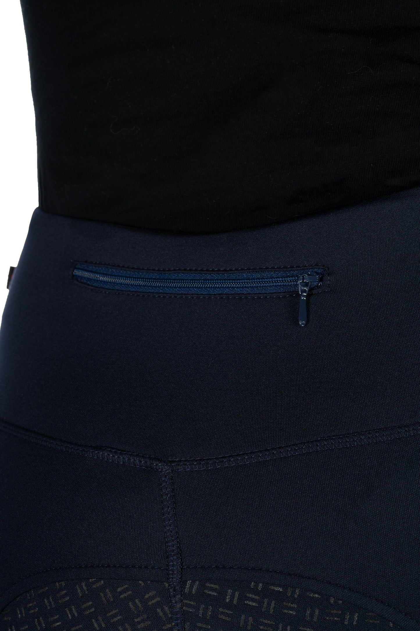 Winter Breeches HKM Style Winter Riding Leggings Cosy II with Full Silicone detalle 5