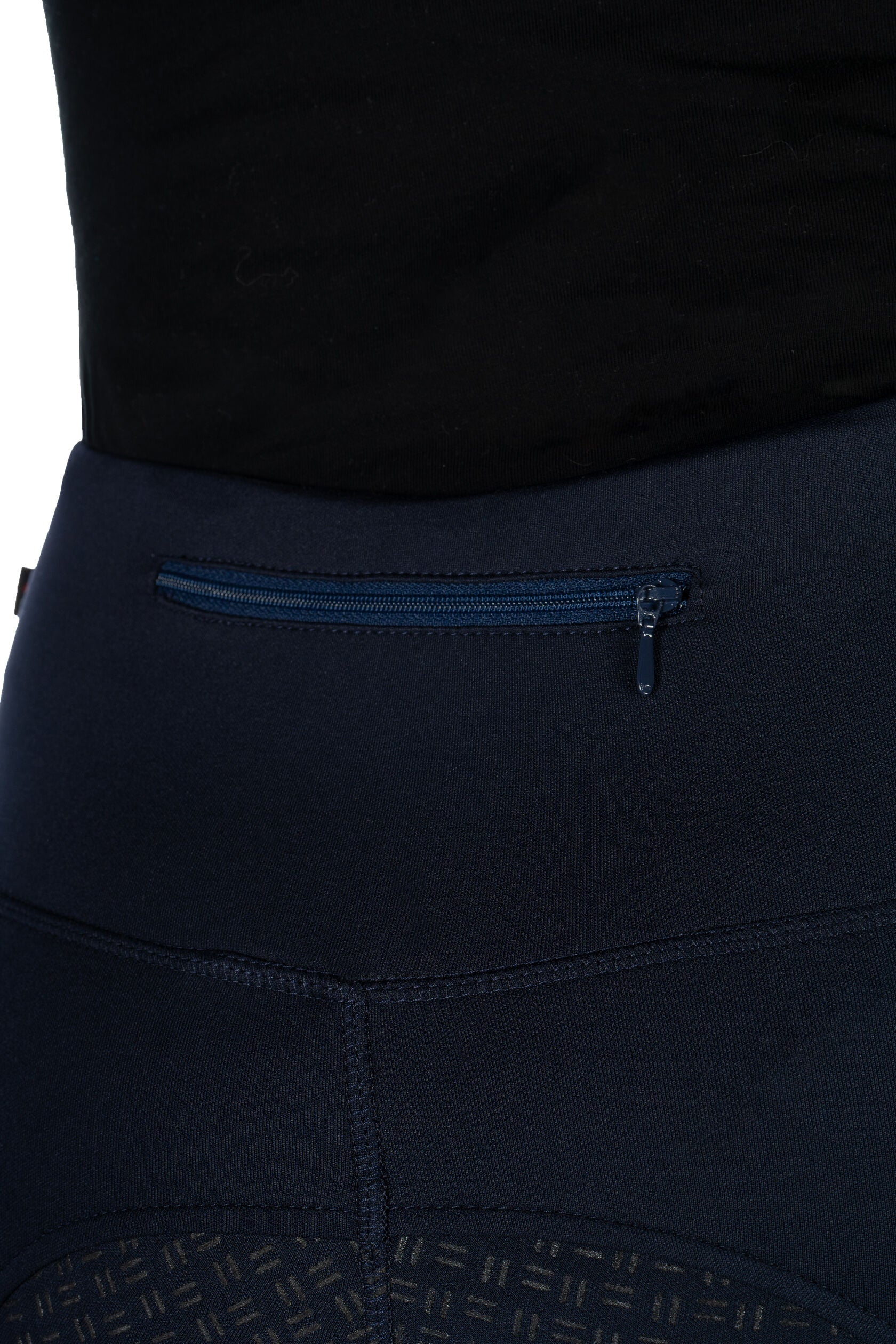 Winter Breeches HKM Style Winter Riding Leggings Cosy II with Full Silicone detalle 5