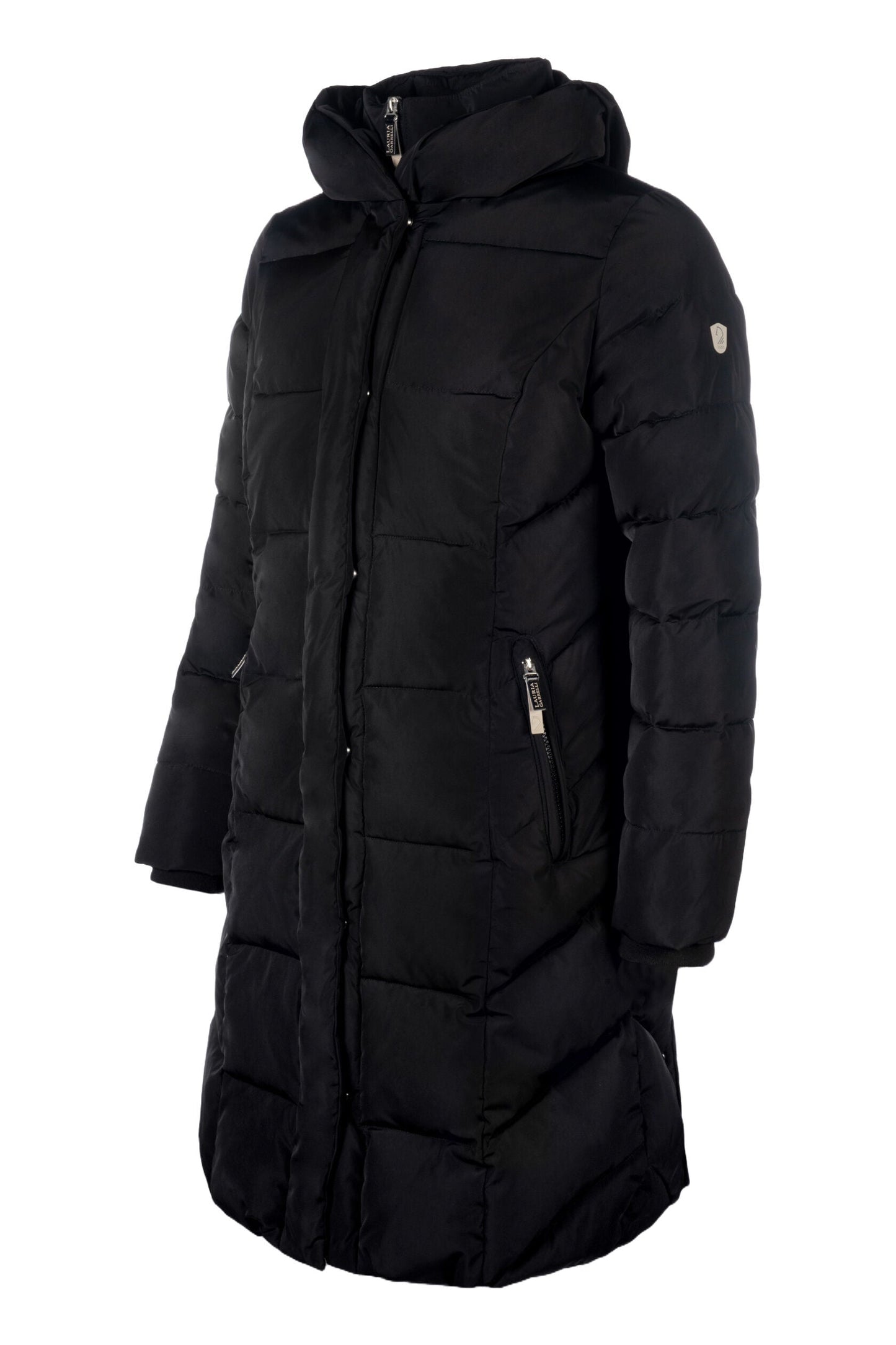 Winter Jackets Lauria Garrelli Quilted Coat Livigno - Dark Brown vista principal