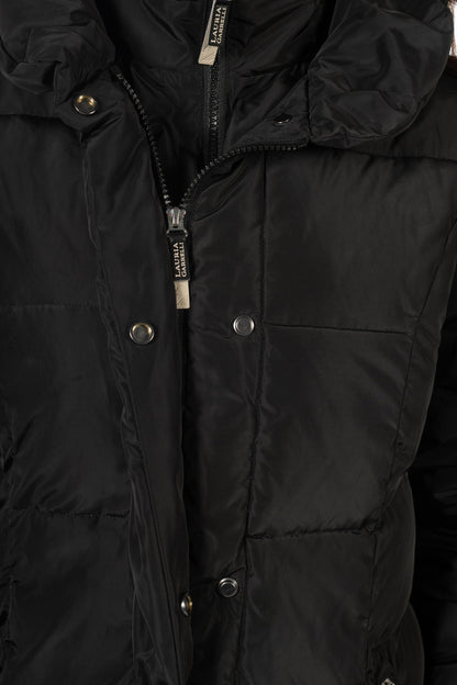 Winter Jackets Lauria Garrelli Quilted Coat Livigno - Dark Brown detalle 4