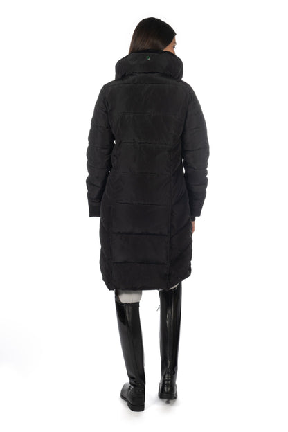 Winter Jackets Lauria Garrelli Quilted Coat Livigno - Dark Brown detalle 6