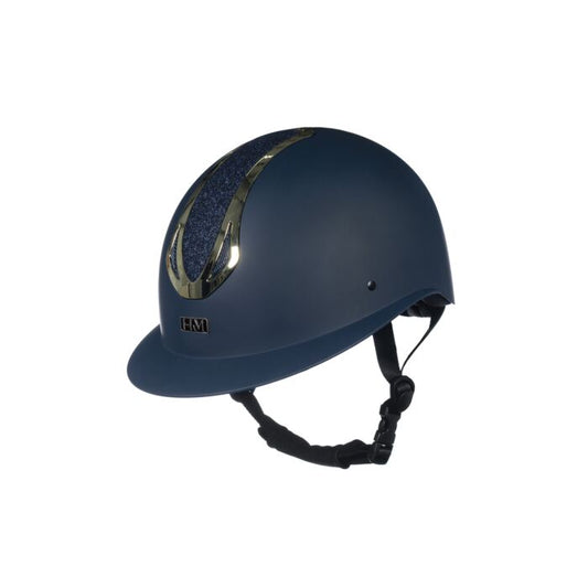 Cascos -Illusion - Colores Azul, Negro HKM para equitación