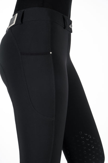 Silicone Knee Patch Breeches Lauria Garrelli Riding Breeches Livigno with detalle 7