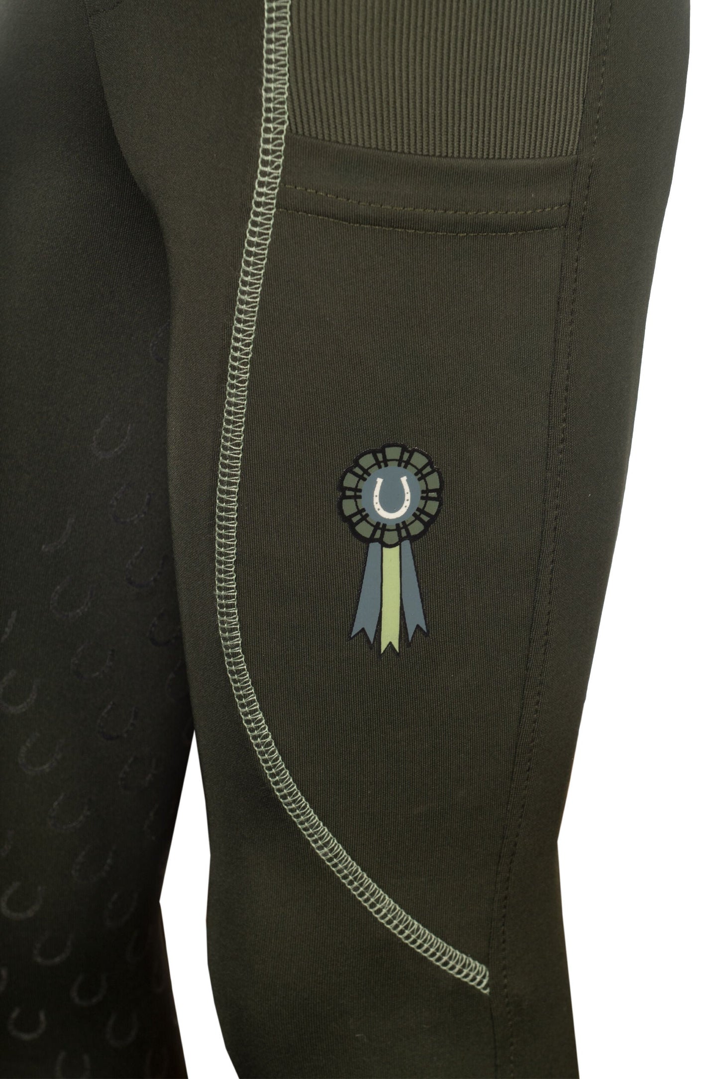 Riding Leggings HKM infantil Riding Leggings Claire Silicone Full Seat detalle 4