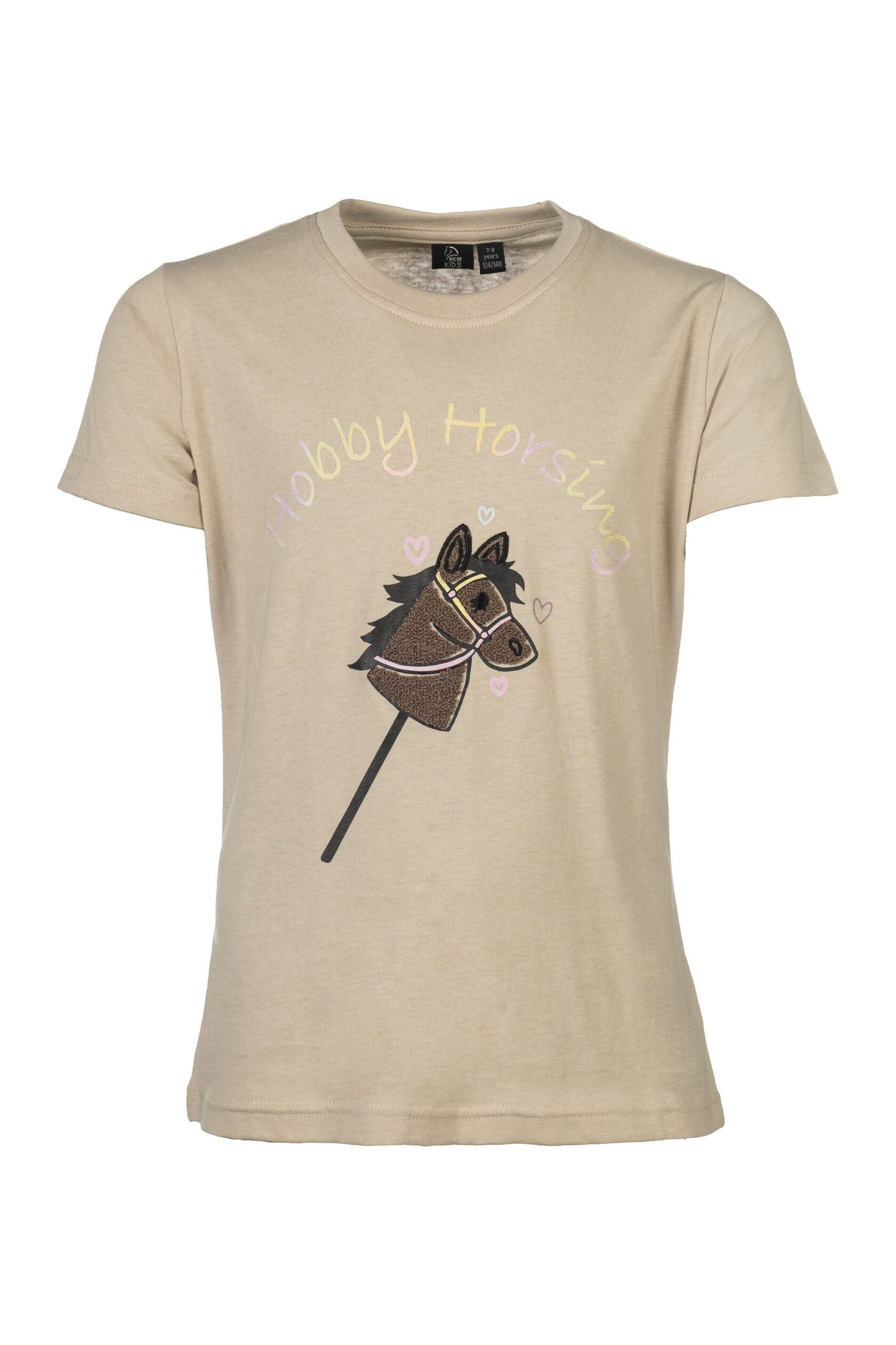 Camiseta técnica HKM infantil T-shirt Hobby Horsing Rainbow vista principal