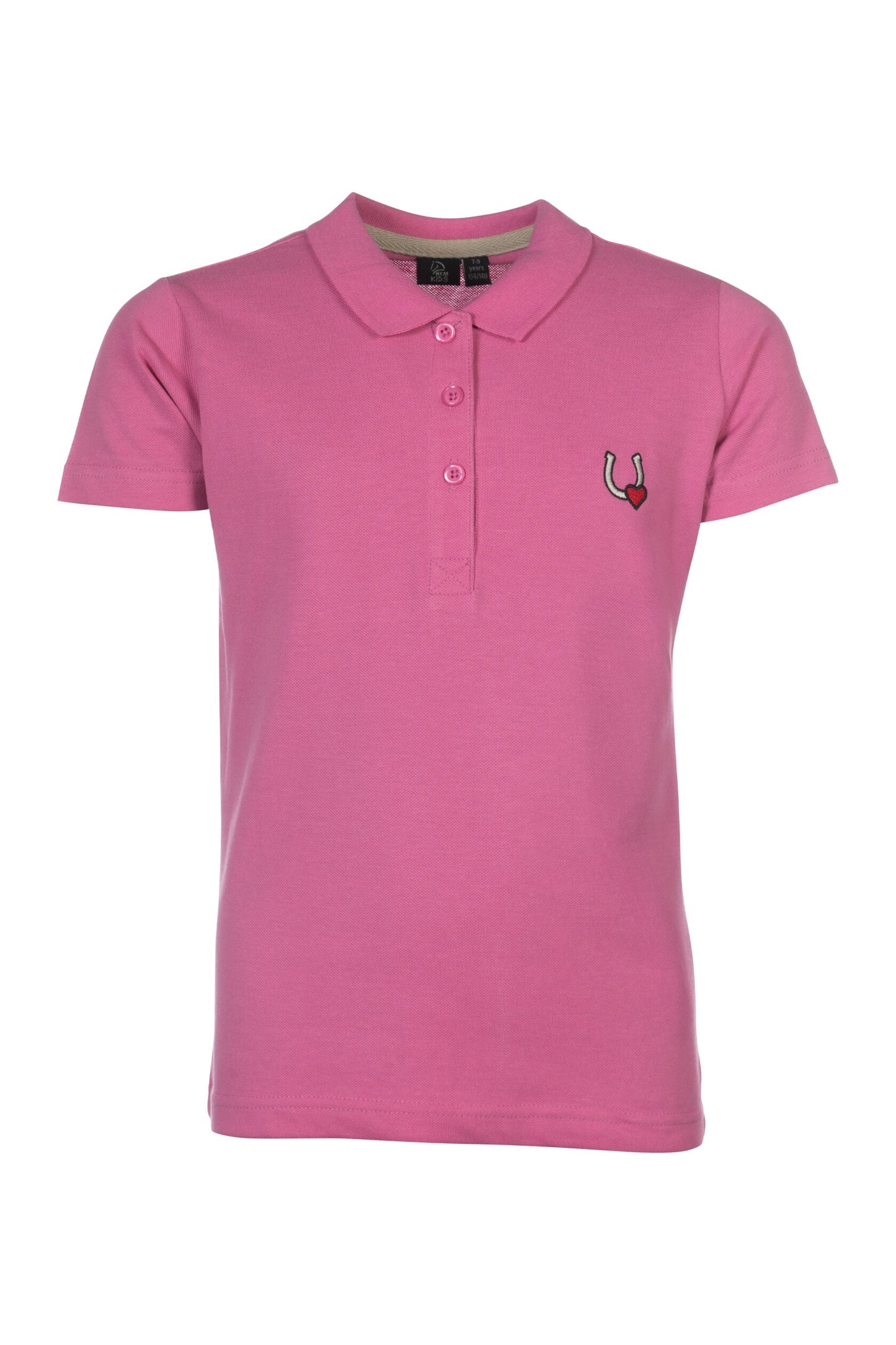 Camiseta técnica HKM infantil Polo Shirt Claire detalle 5