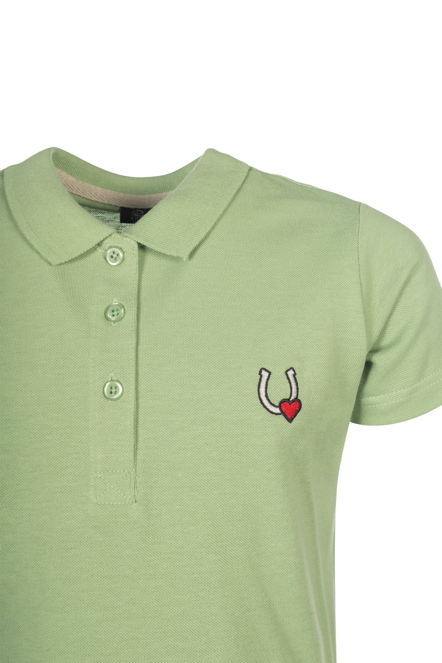 Camiseta técnica HKM infantil Polo Shirt Claire detalle 4