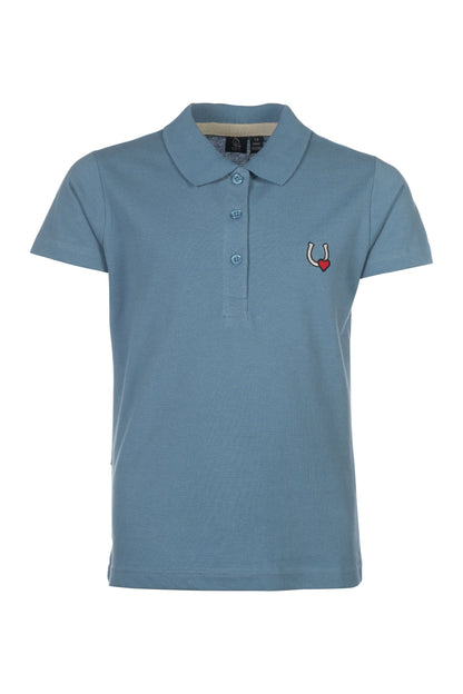 Camiseta técnica HKM infantil Polo Shirt Claire detalle 6