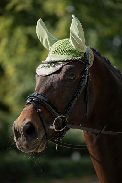 Ear Bonnets HKM Ear Bonnet Golden Bit detalle 4