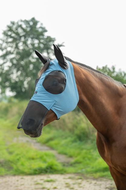 Máscara antimoscas HKM Anti máscara antimoscas Elastic con Nose Protection para equitación - vista 7