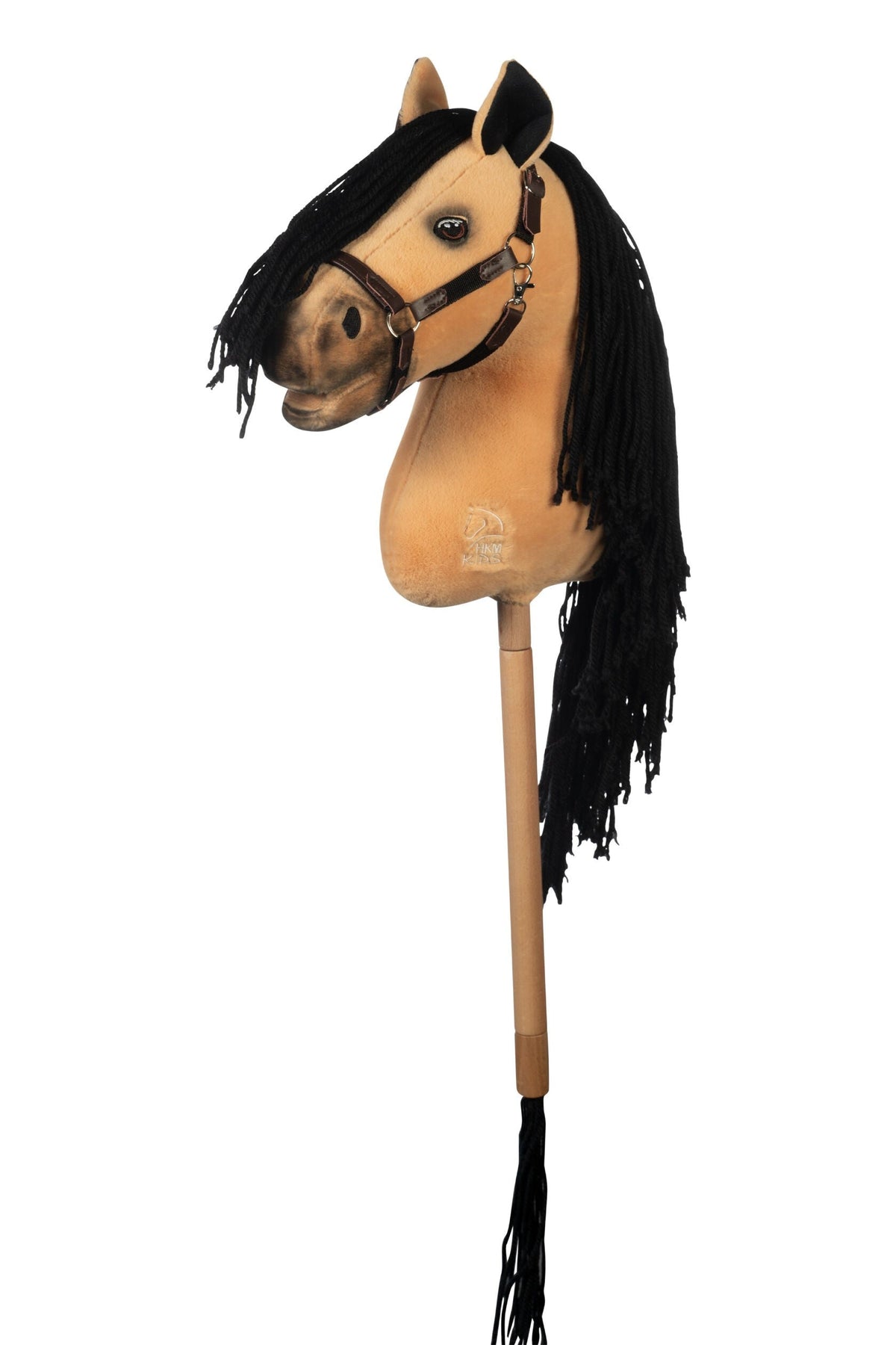 Accesorio ecuestre Hobby caballo HKM Hobby caballo Premium Buckskin para equitación