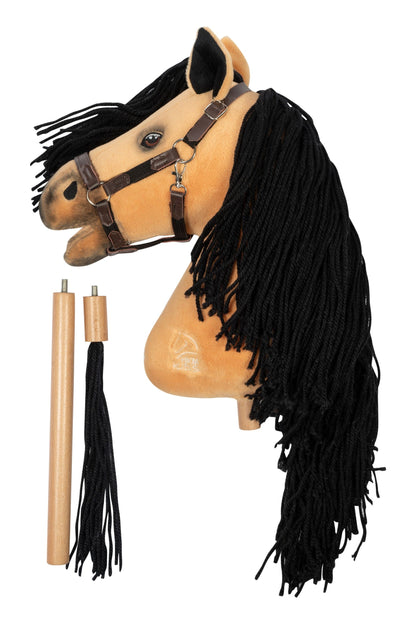 Accesorio ecuestre Hobby caballo HKM Hobby caballo Premium Buckskin para equitación - vista 4