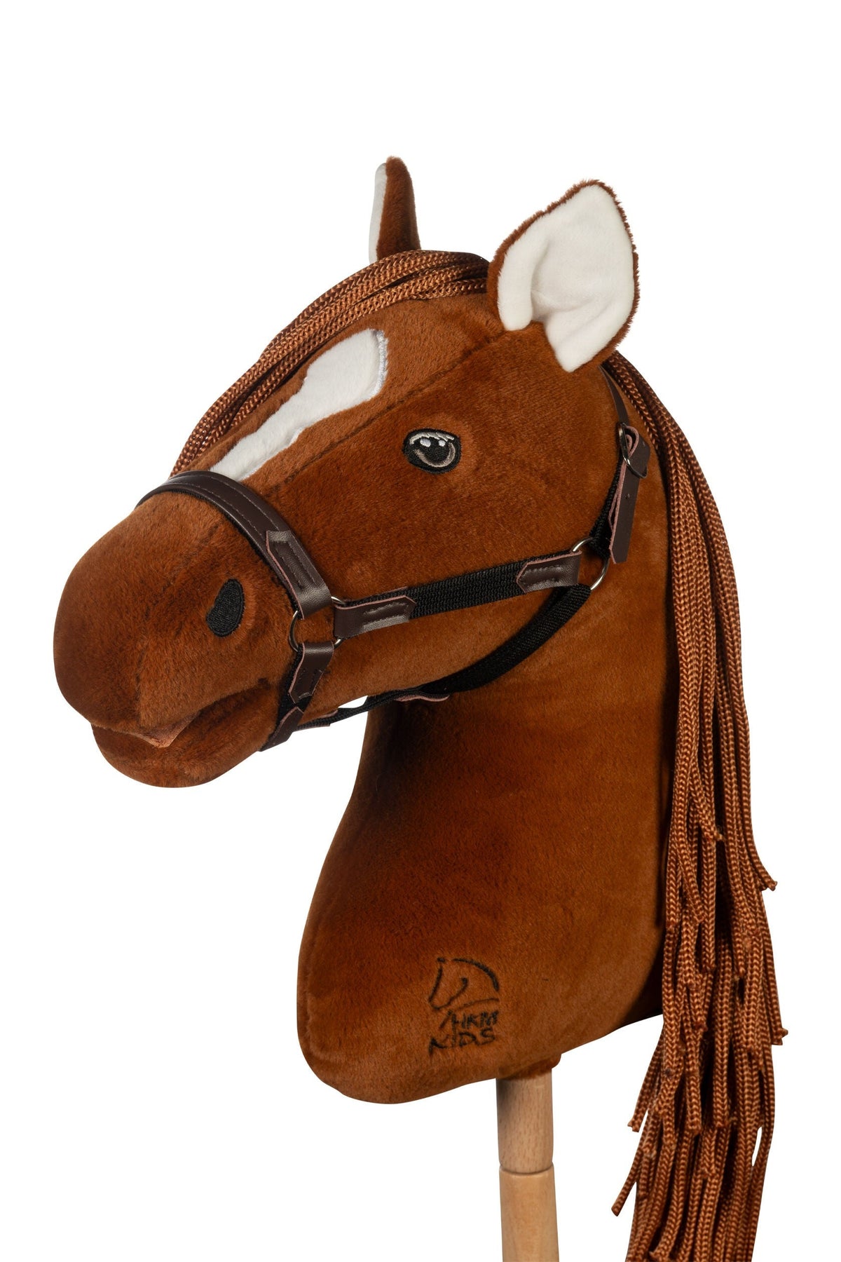 Accesorio ecuestre Hobby caballo HKM Hobby caballo Premium Dark Chestnut para equitación - vista 3