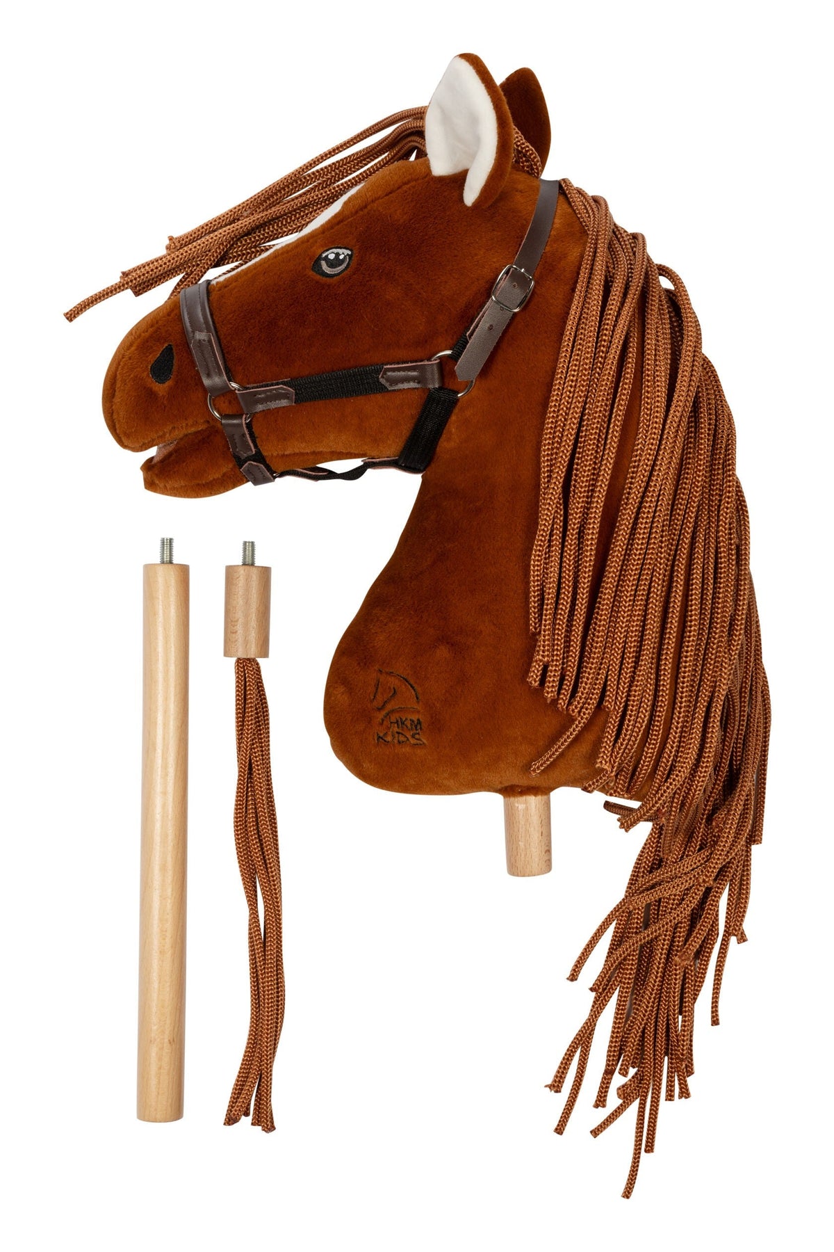 Accesorio ecuestre Hobby caballo HKM Hobby caballo Premium Dark Chestnut para equitación - vista 4