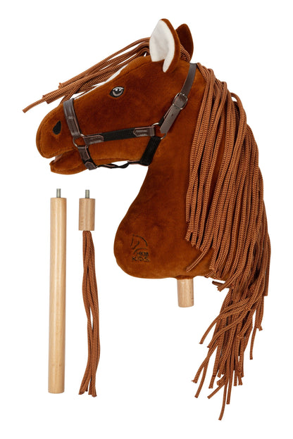 Accesorio ecuestre Hobby caballo HKM Hobby caballo Premium Dark Chestnut para equitación - vista 4