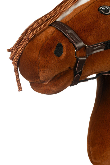 Accesorio ecuestre Hobby caballo HKM Hobby caballo Premium Dark Chestnut para equitación - vista 6