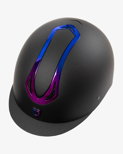 Casco Unisex Azael Equestro Negro- Iridiscente
