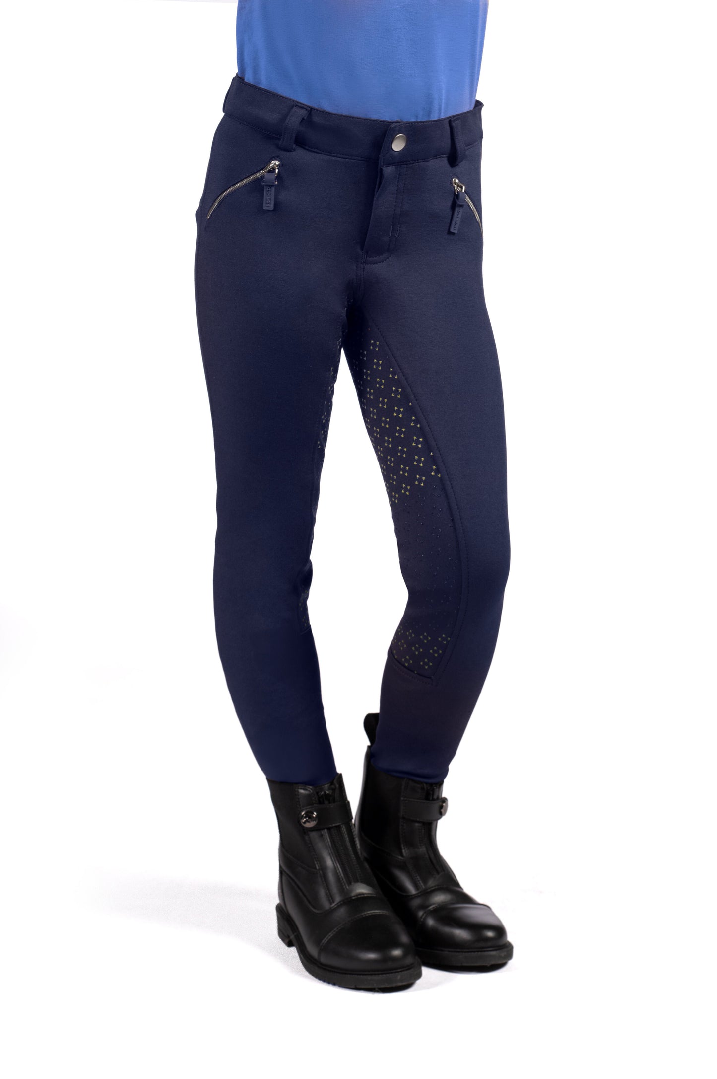 Pantalones Silicone Full Seat pantalón de equitación HKM Riding pantalón de equitación Silicone Full Seat Mia para equitación - vista 3