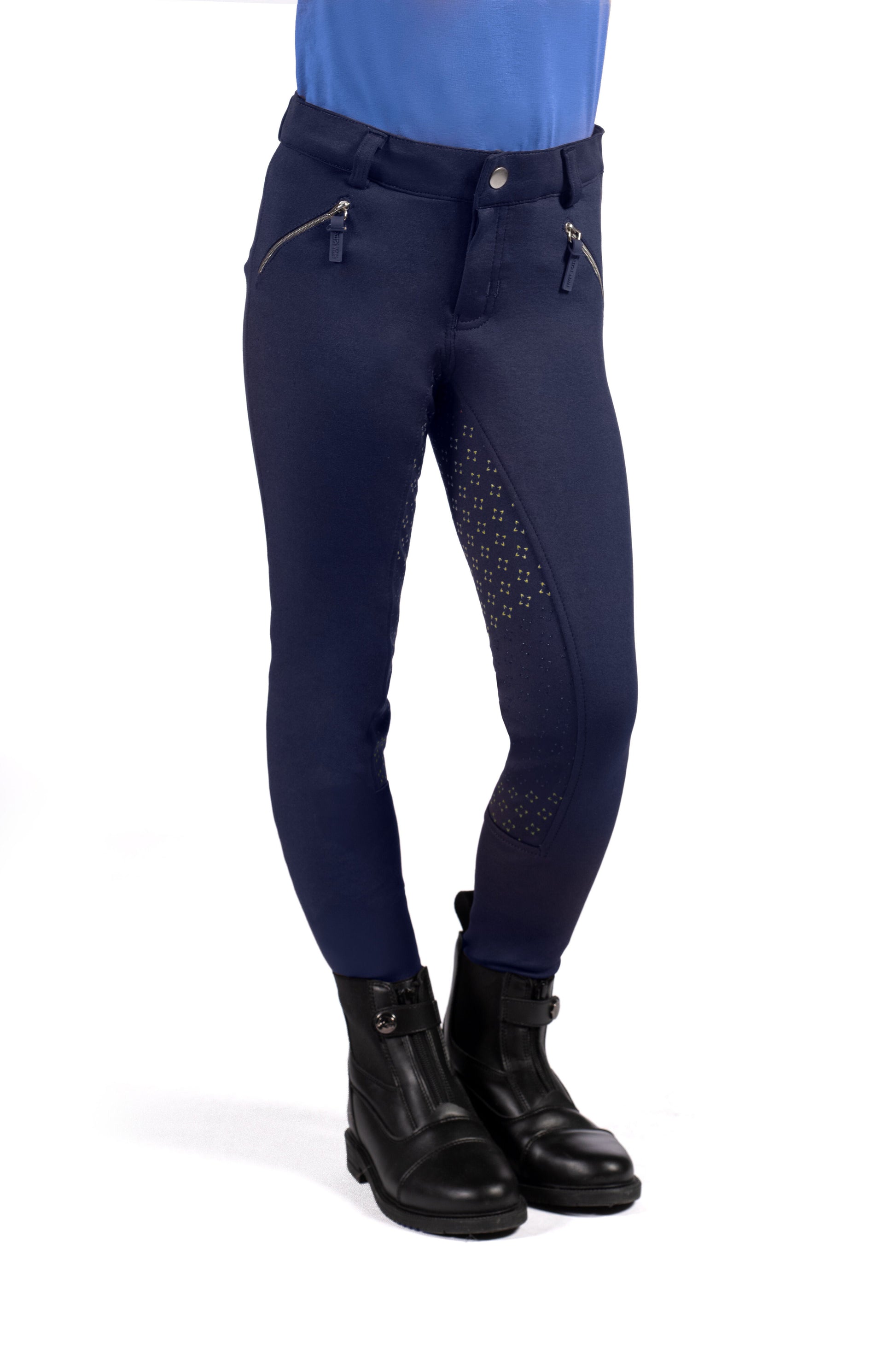 Pantalones Silicone Full Seat pantalón de equitación HKM Riding pantalón de equitación Silicone Full Seat Mia para equitación - vista 3
