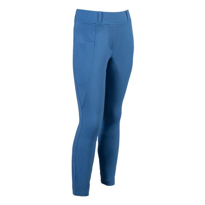 Leggings de montar -Mia- c. full silicona HKM azul