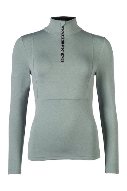 Camisetas HKM Functional Shirt Supersoft II Melange para equitación - vista 4