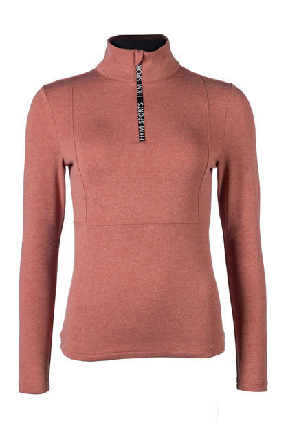 Camisetas HKM Functional Shirt Supersoft II Melange para equitación - vista 3