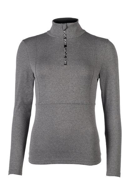 Camisetas HKM Functional Shirt Supersoft II Melange para equitación