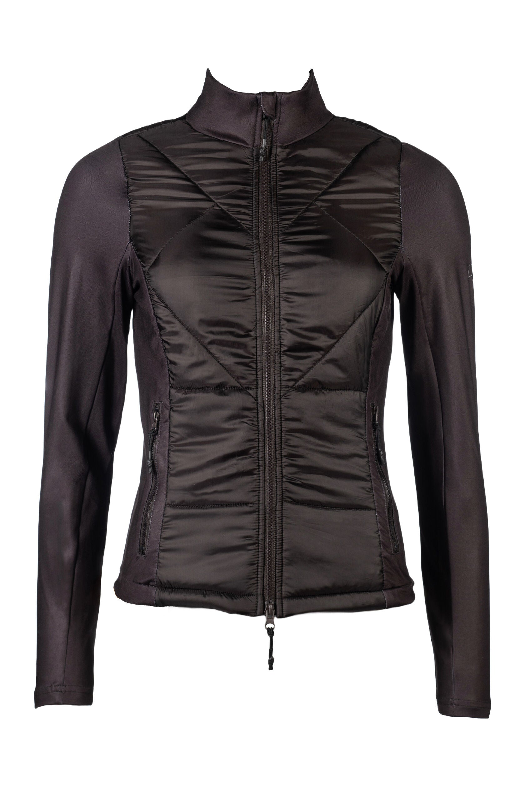 Fleece chaqueta HKM Style Jersey/Nylon chaqueta Prag II Style para equitación - vista 2