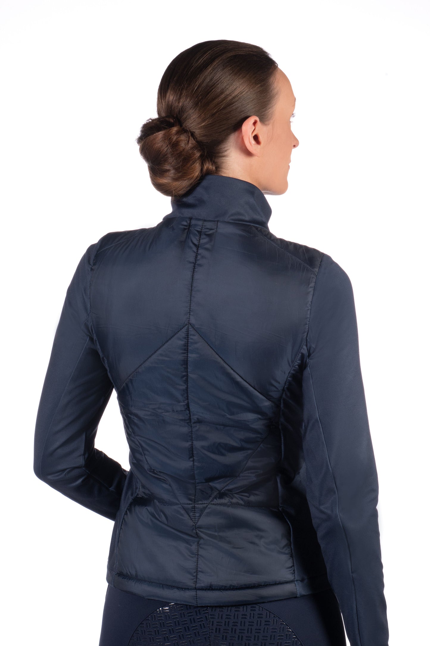 Fleece chaqueta HKM Style Jersey/Nylon chaqueta Prag II Style para equitación - vista 5