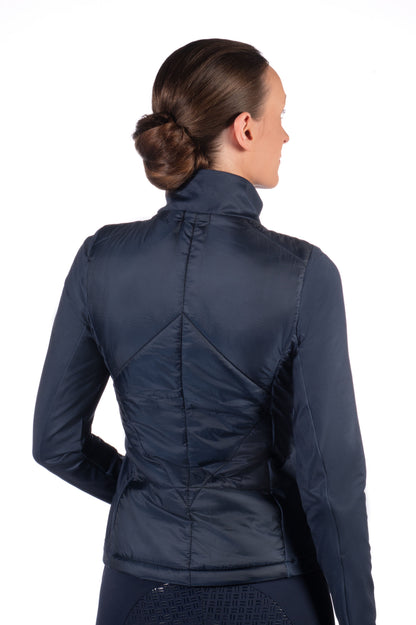 Fleece chaqueta HKM Style Jersey/Nylon chaqueta Prag II Style para equitación - vista 5