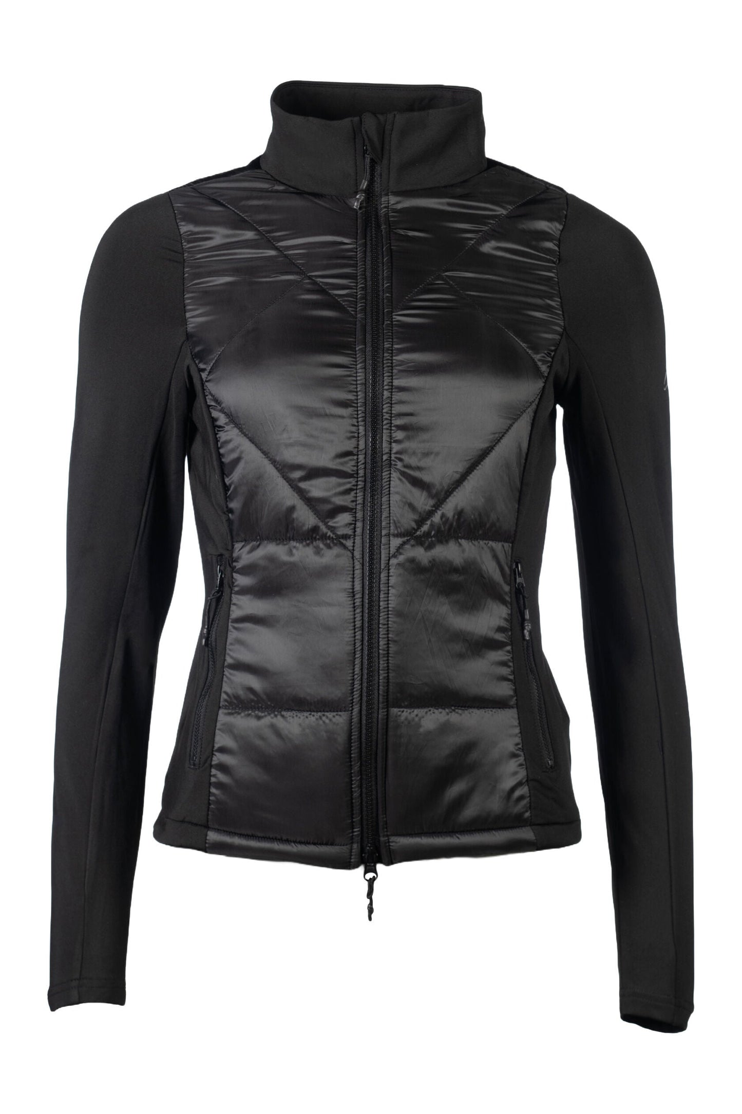 Fleece chaqueta HKM Style Jersey/Nylon chaqueta Prag II Style para equitación