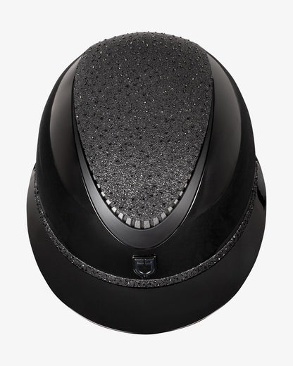 Casco Luxury (visera ancha y brillantes) – Equestro