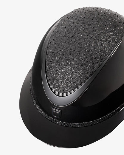 Casco Luxury (visera ancha y brillantes) – Equestro