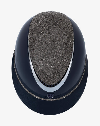Casco Luxury (visera ancha y brillantes) – Equestro