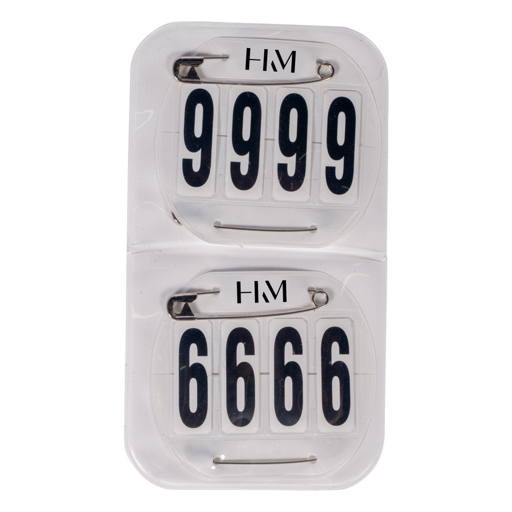 Accesorio ecuestre Números de competición -Classic HKM para equitación