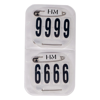 Accesorio ecuestre Números de competición -Classic HKM para equitación