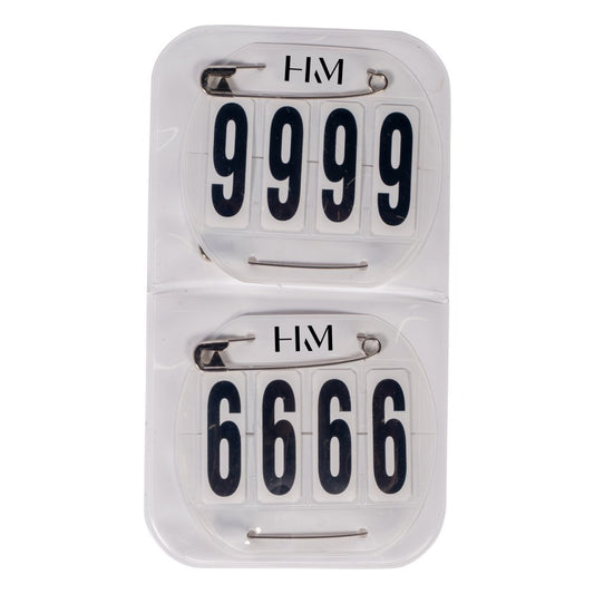 Accesorio ecuestre Números de competición -Classic HKM para equitación