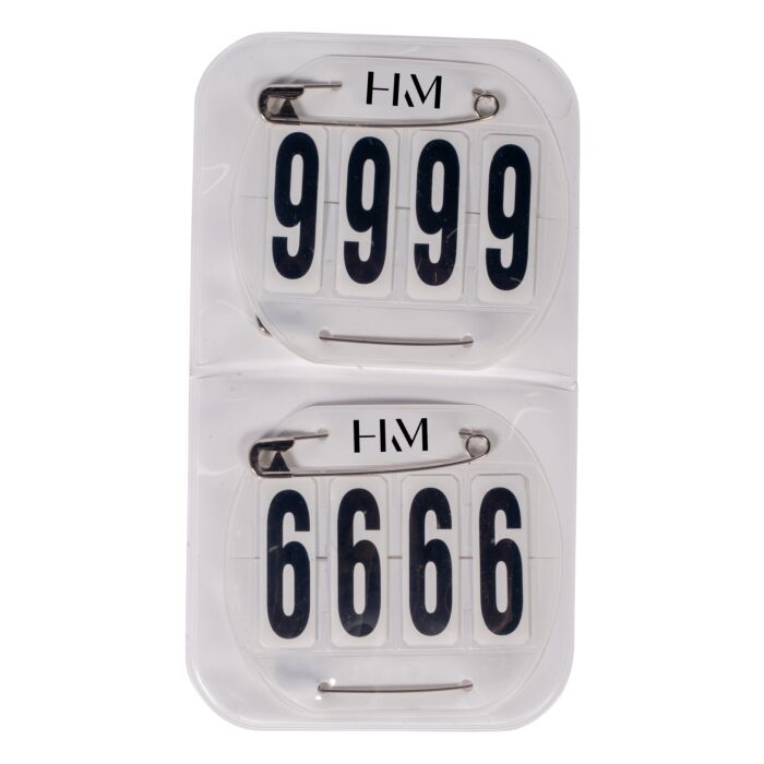 Accesorio ecuestre Números de competición -Classic HKM para equitación - vista 2