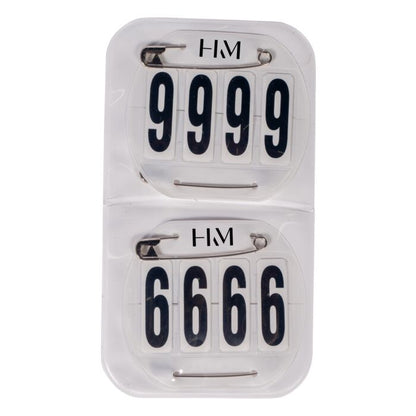 Accesorio ecuestre Números de competición -Classic HKM para equitación - vista 2