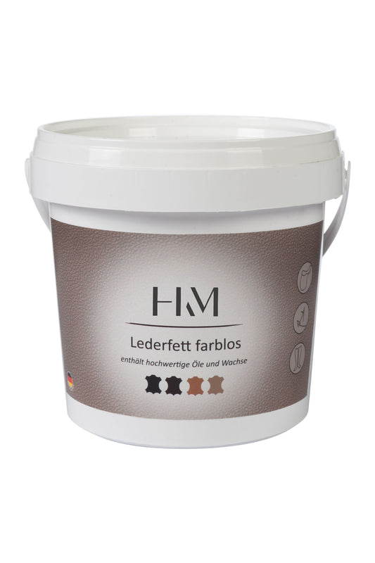 Accesorio ecuestre Grasa para cuero incolora 500 ml HKM para equitación