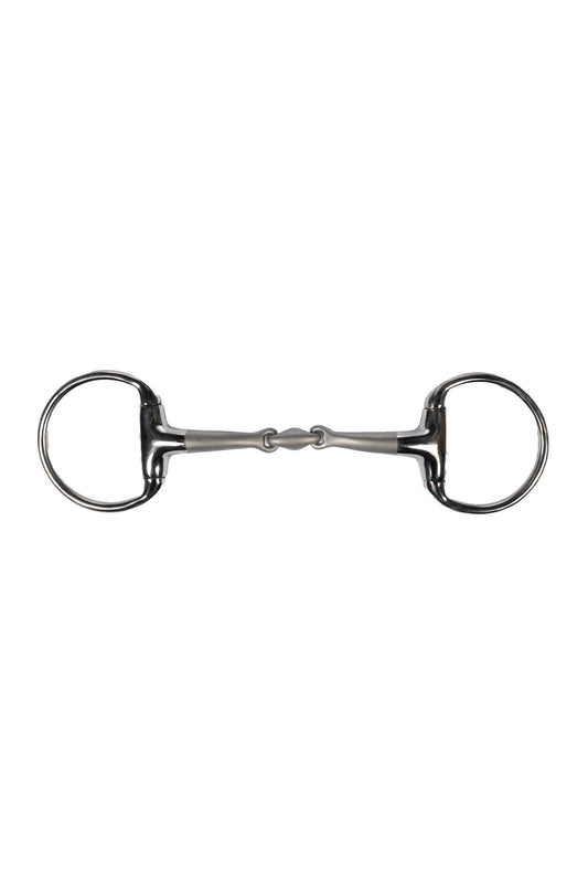 Embocaduras Filete oliva doble articulacion -Soft Touch- 14 mm HKM para equitación