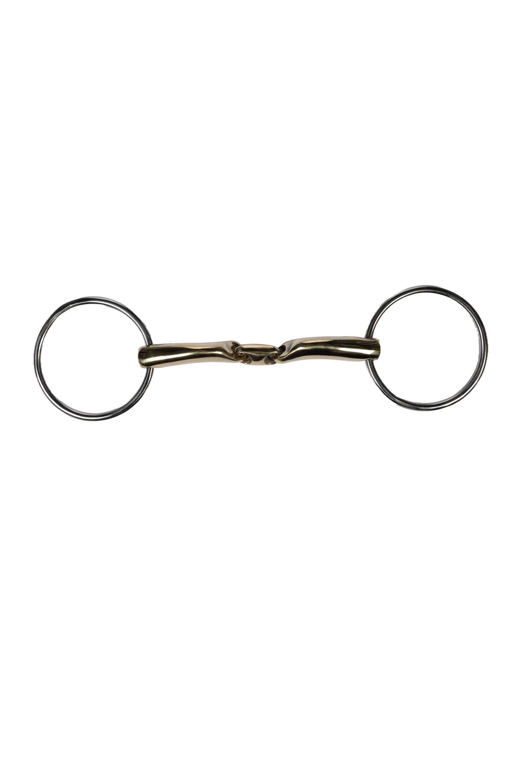 Embocaduras Filete doble articulación -Soft Contact- 14 mm HKM para equitación