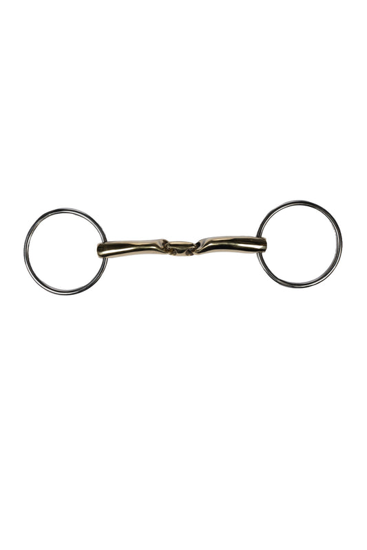 Embocaduras Filete doble articulación -Soft Contact- 14 mm HKM para equitación