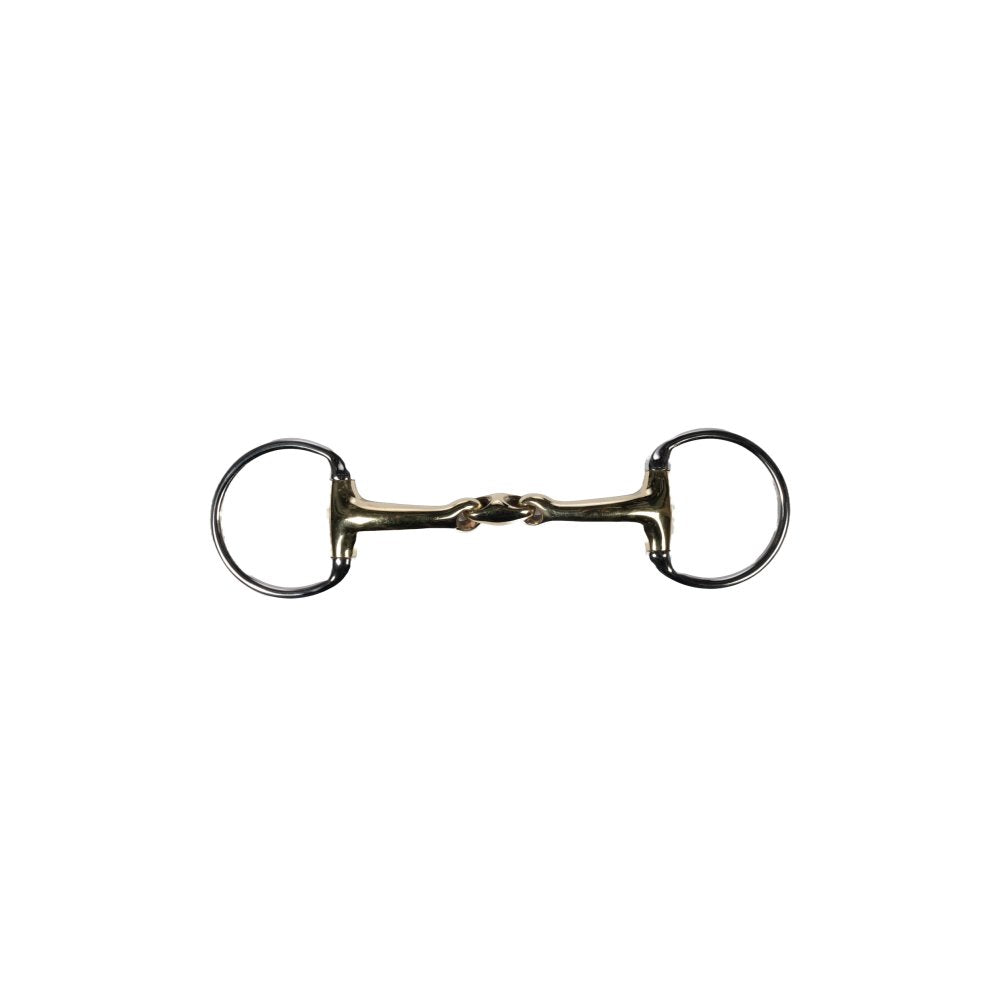 Embocaduras Filete oliva dob. articulacion -Pro Balance-14 mm HKM para equitación