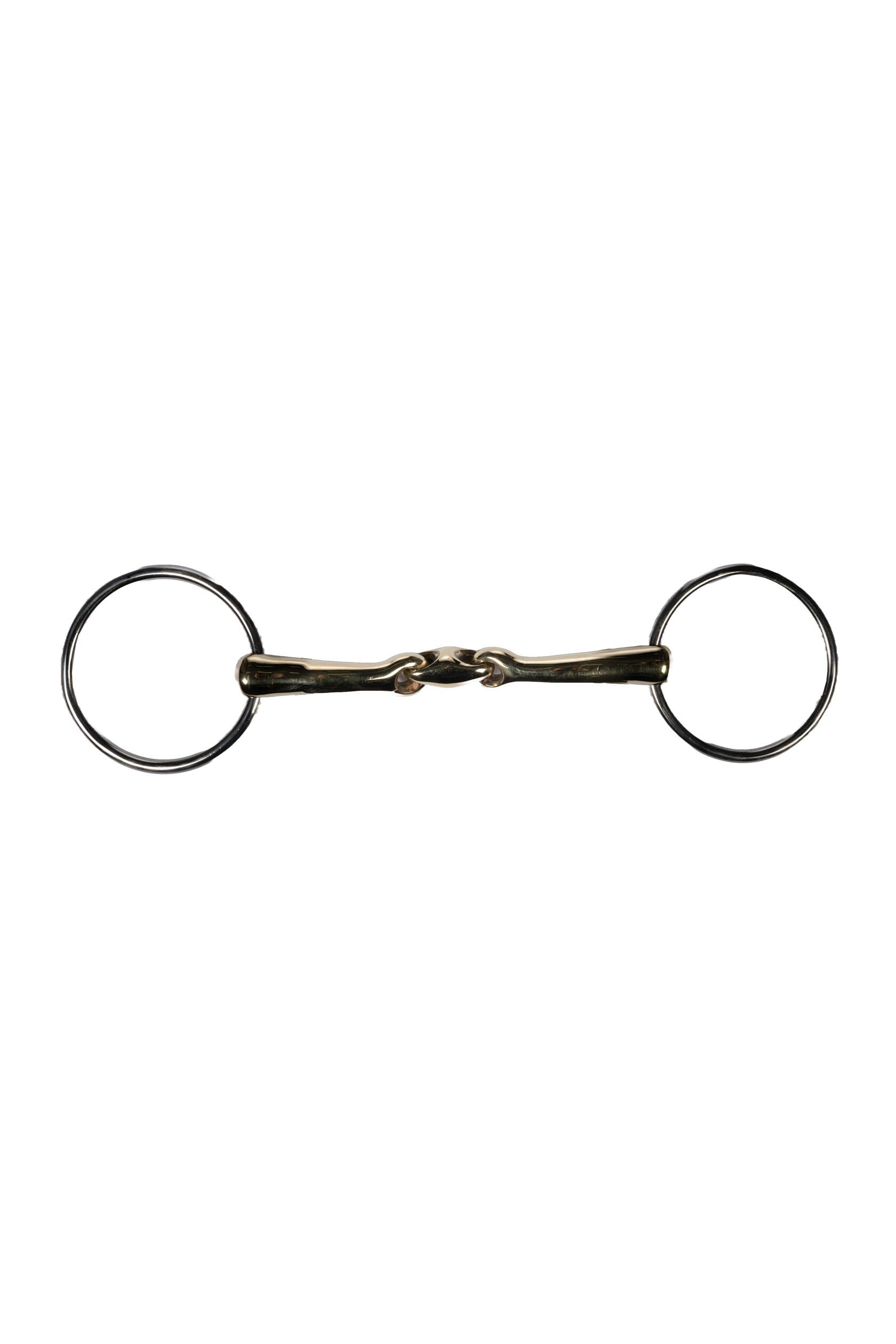 Embocaduras Filete doble articulación -Pro Balance- 14 mm HKM para equitación