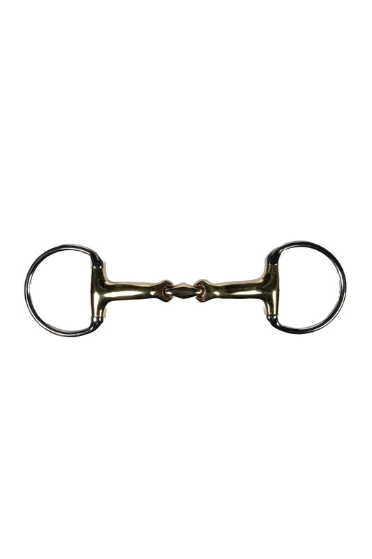 Embocaduras Filete oliva doble articulacion -High Curve- 14 mm HKM para equitación
