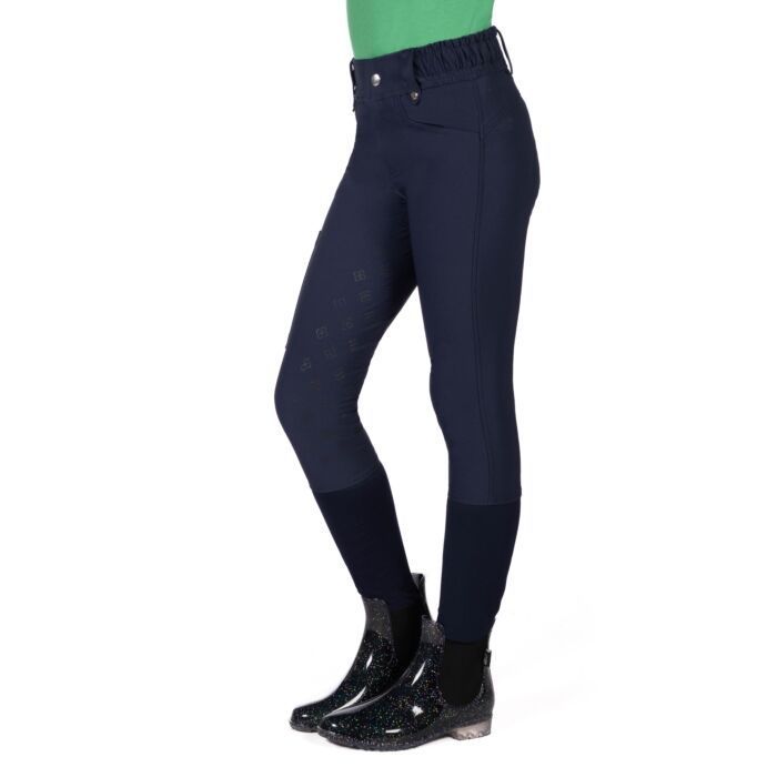 Pantalones Silicone Full Seat pantalón de equitación HKM infantil Silicone Full Seat Riding pantalón de equitación para equitación - vista 3