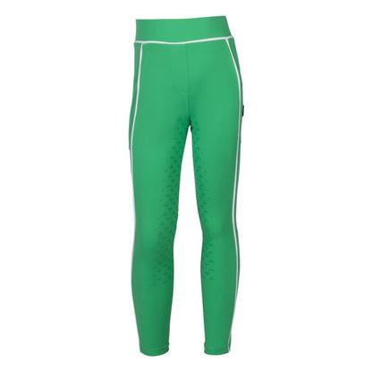 Leggings de montar -Maui- c. full silicona HKM verde